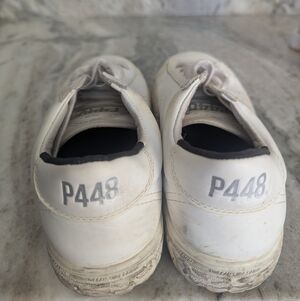 P448 Off-White Sneakers with Accents